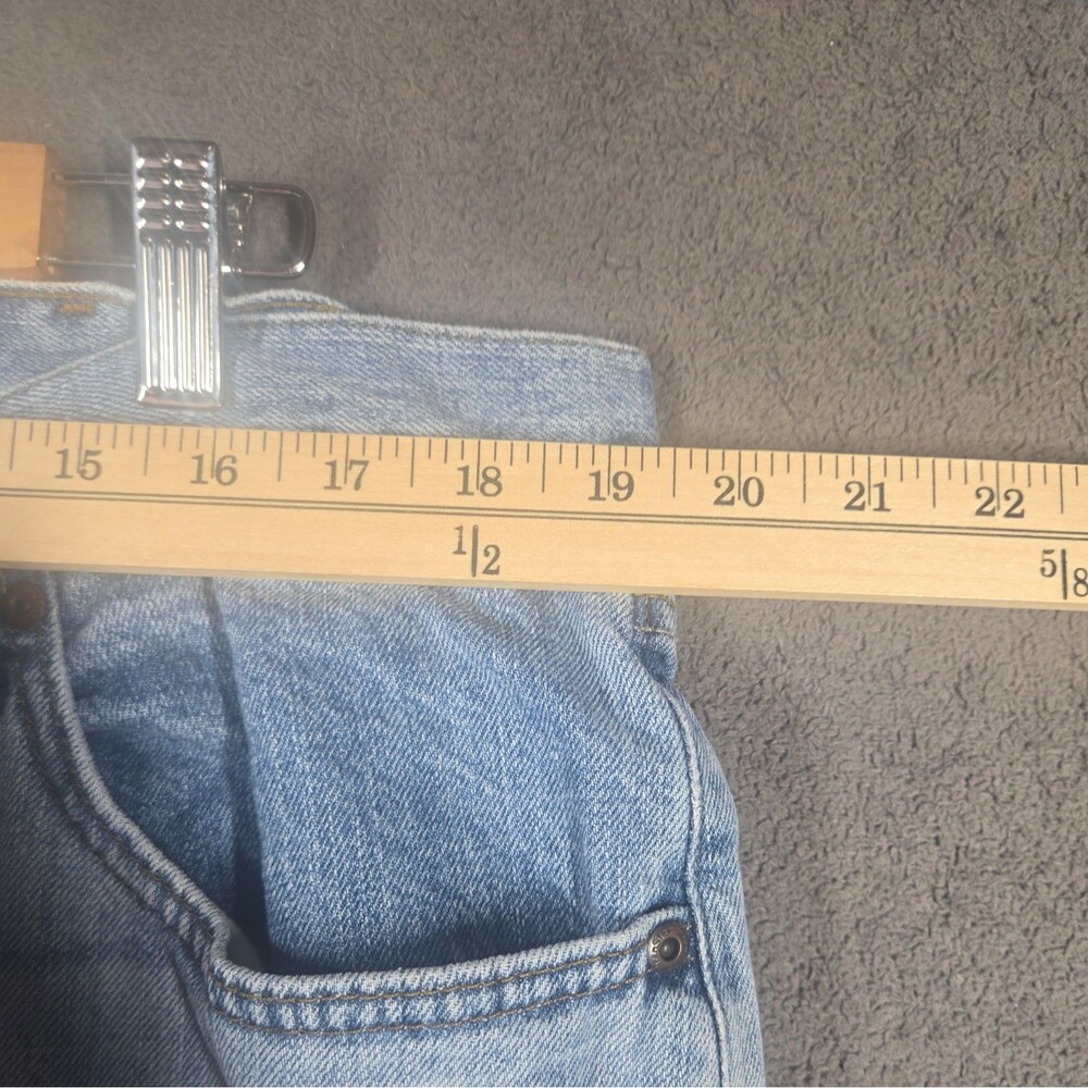 Wrangler Jeans Mens 40x30 Blue Denim Relaxed Fit Straight Leg Pants Workwear - Picture 5 of 12